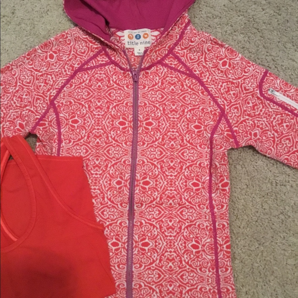 Title Nine Hooded Sweater Cardigan